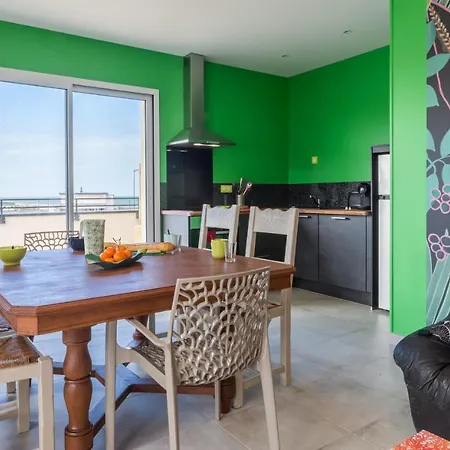 Апартаменты Babord, Appt Avec Terrasse Et Vue Saint-Come-de-Fresne